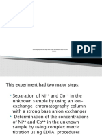 Ion-Exchange Separation and Complex Metric Titration Determination of Nickel and Cobalt