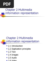 Chapter 2:multimedia Information Representation