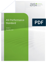 ASI Performance Standard Overview