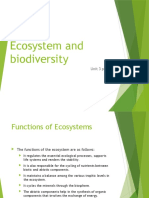 Ecosystem Functions and Biodiversity Pyramids