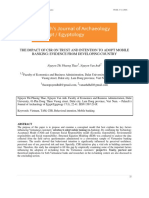 The Impact of CSR On Trust and Intention To Adopt Mobile Banking: Evidence From Developing Country