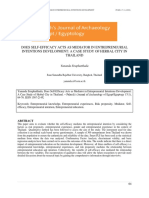 Does Self-Efficacy Acts As Mediator in Entrepreneurial Intentions Development: A Case Study of Herbal City in Thailand