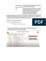 Lineas de Programacion de Tiempo