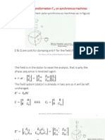 Effect of C1 phase transformation on synchronous machines