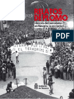Relatos de Plomo. Historia Del Terrorismo en Navarra. La Sociedad Contra ETA. TOMO III
