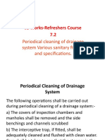 Periodical Cleaning of Drainage System