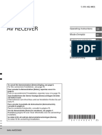 Sony SAV-AX5550D Operating Manual