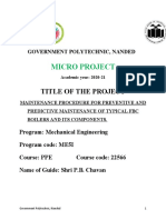 Micro Project: Title of The Project