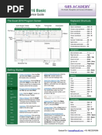 Excel 2016 Basic: Grs Academy