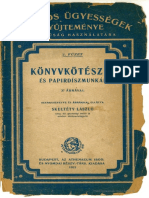 SKULTÉTY László: Könyvkötészet És Papírdíszmunkák, Athenaeum, 1921.