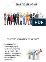 Empresas de Servicios