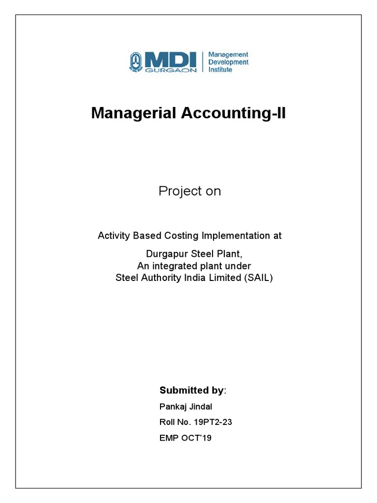 19PT2-23 MA Assignment | PDF | Steel | Business