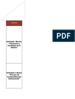 Agenda de Actividades - Derecho Aduanero