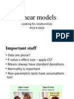 Linear Models: Looking For Relationships IFCA R 2016