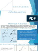 Ecuaciones No Lineales Metodos Abiertos y Convensionales Clases