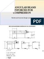 Rectangular Beams Reinforced For Compression: Reinforced Concrete Design Lecture