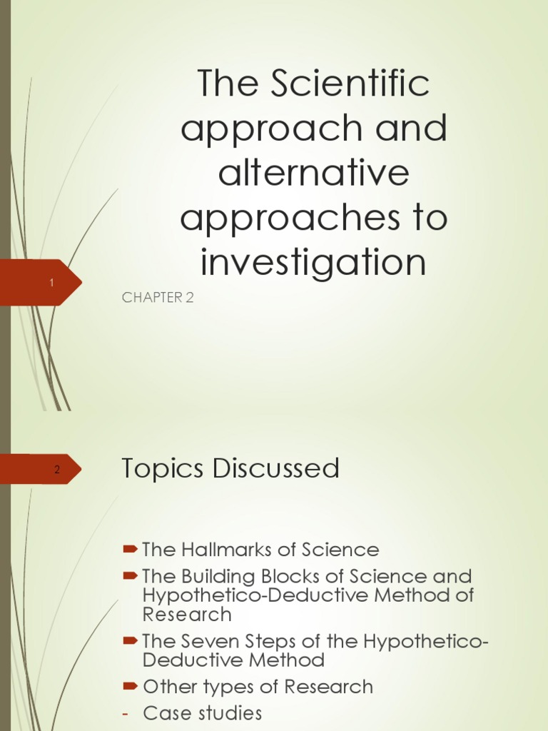 Scientific and Alternative Research Methods | PDF | Hypothesis | Data ...