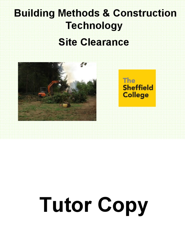 Site Clearance and Groundworks Guide | PDF | Groundwater | Demolition