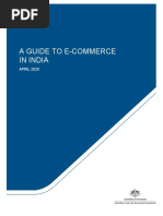 A Guide To E-Commerce in India: APRIL 2020