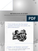 4 - Metodologias de Estudo e o Pré Projeto PDF