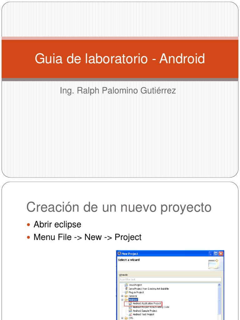 Guia de Laboratorio - Android | PDF | Informática
