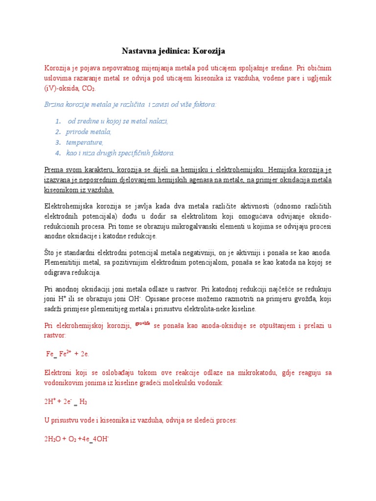KOROZIJA | PDF
