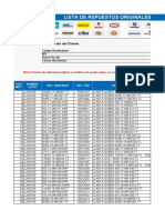 Listas de Precios Especiales Julio