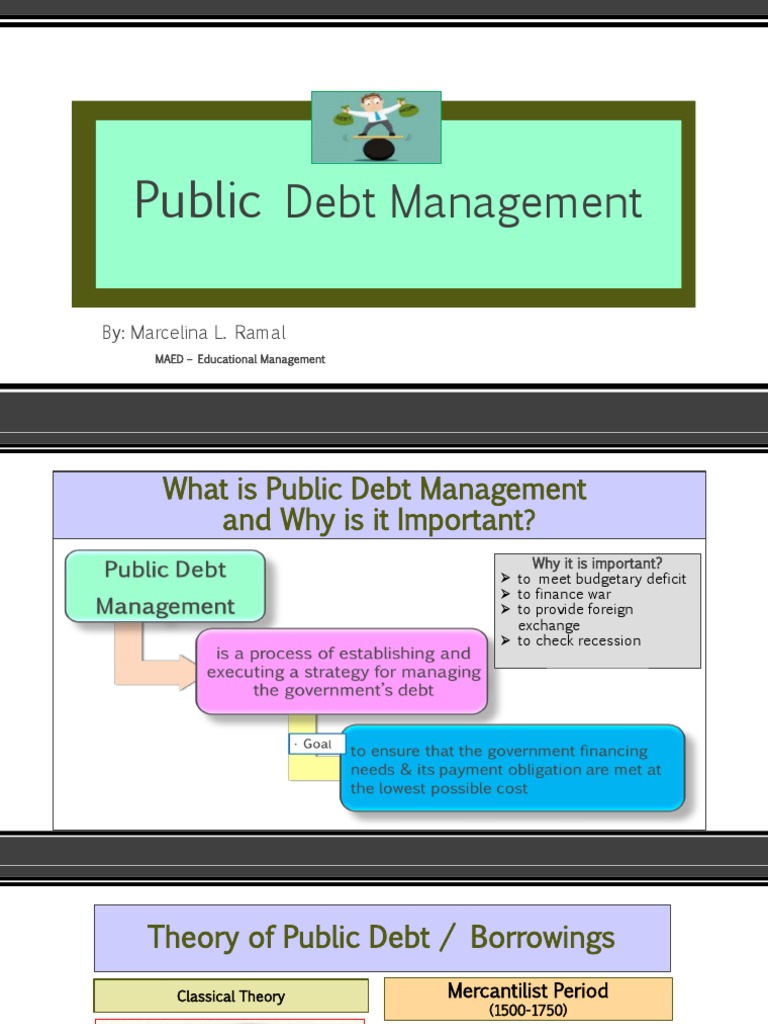 Public Debt Management in the Philippines | PDF | Government Debt ...