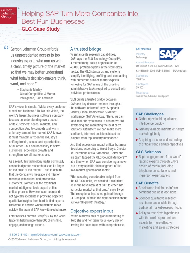 Sap case studies pdf picture