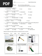 Simple Machines in Bicycles Explained | PDF