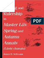James D. Sellmann - Timing and Rulership in Master Lu's Spring and Autumn Annals (Lushi Chunqiu) - Lushi Chunqiu (S U N Y Series in Chinese Philosophy and Culture) (2002) PDF