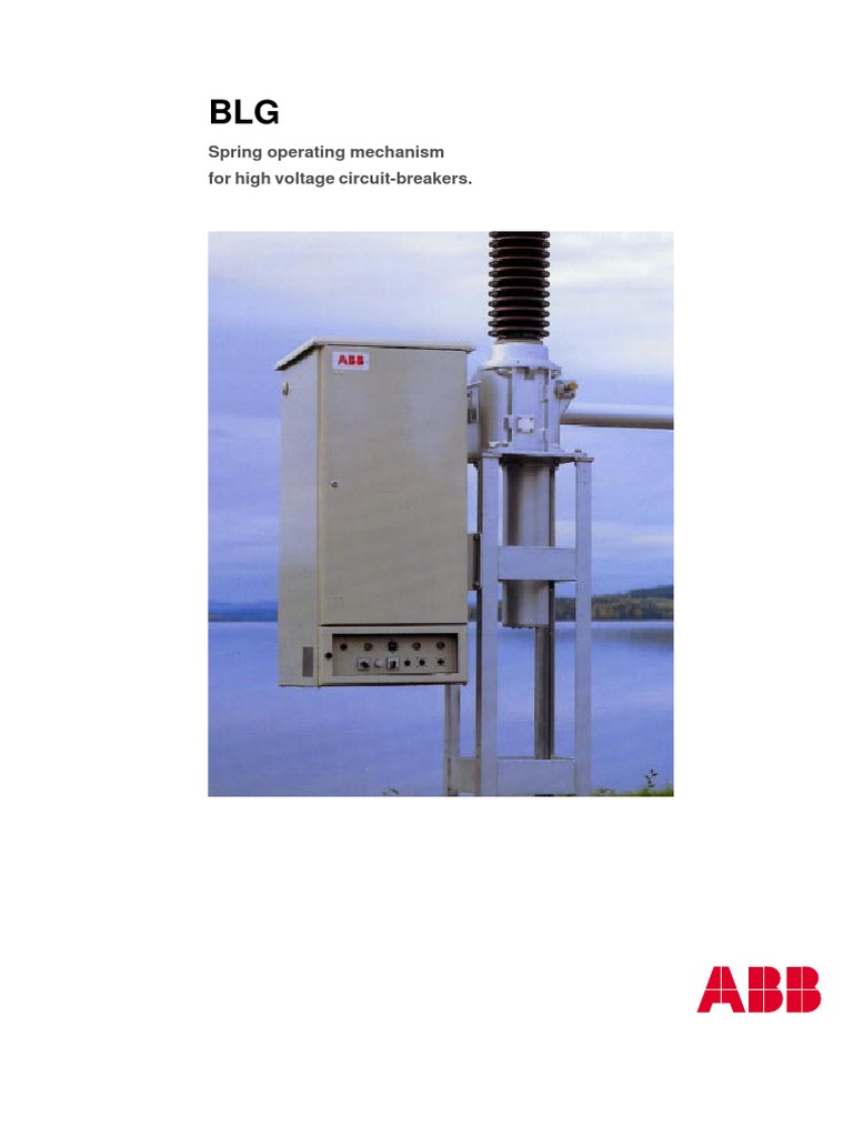BLG Spring Operating Mechanism Overview | PDF