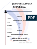 Medios Alternativos de Solución de Conflictos