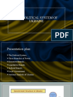 The Political System of Ukraine: Prezentation Made By: Nebosenko Hanna Romaniv Diana