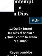 Contempla A Dios