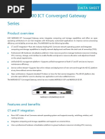 H3C MSR3600 ICT Converged Gateway Series: Product Overview