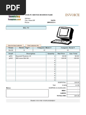bill-format-computer-repair-service.xlsx