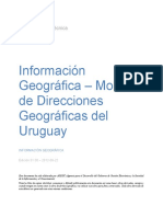 Modelo de Direcciones Geograficas Del Uruguay Ed01 00 PDF