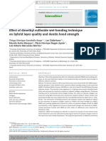 Effect of Dmso Wet Bonding On Hybrid Layer Quality