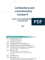 Electrochemistry Redox Reactions Lecture