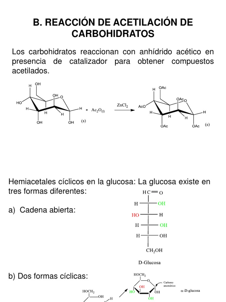 Acetilación de La Glucosa PDF