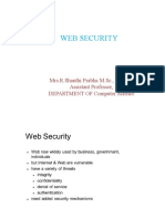 Web Security: Mrs.R.Shanthi Prabha M.SC., M.Phil., Assistant Professor, DEPARTMENT OF Computer Science