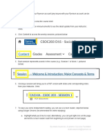 how to navigate csoc203