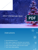 Christmas Quiz 2017 Review