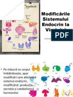 Modificările Sistemului Endocrin La Vîrstnici: Dumbrăveanu Mihaela, Gr. M1412