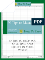 HowToExcel Ebook - 50 Tips To Master Excel 2017-06-11 PDF