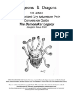 Dungeons & Dragons: The Shackled City Adventure Path Conversion Guide