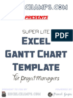Quick PDF Guide Excel Gantt Chart Template PDF
