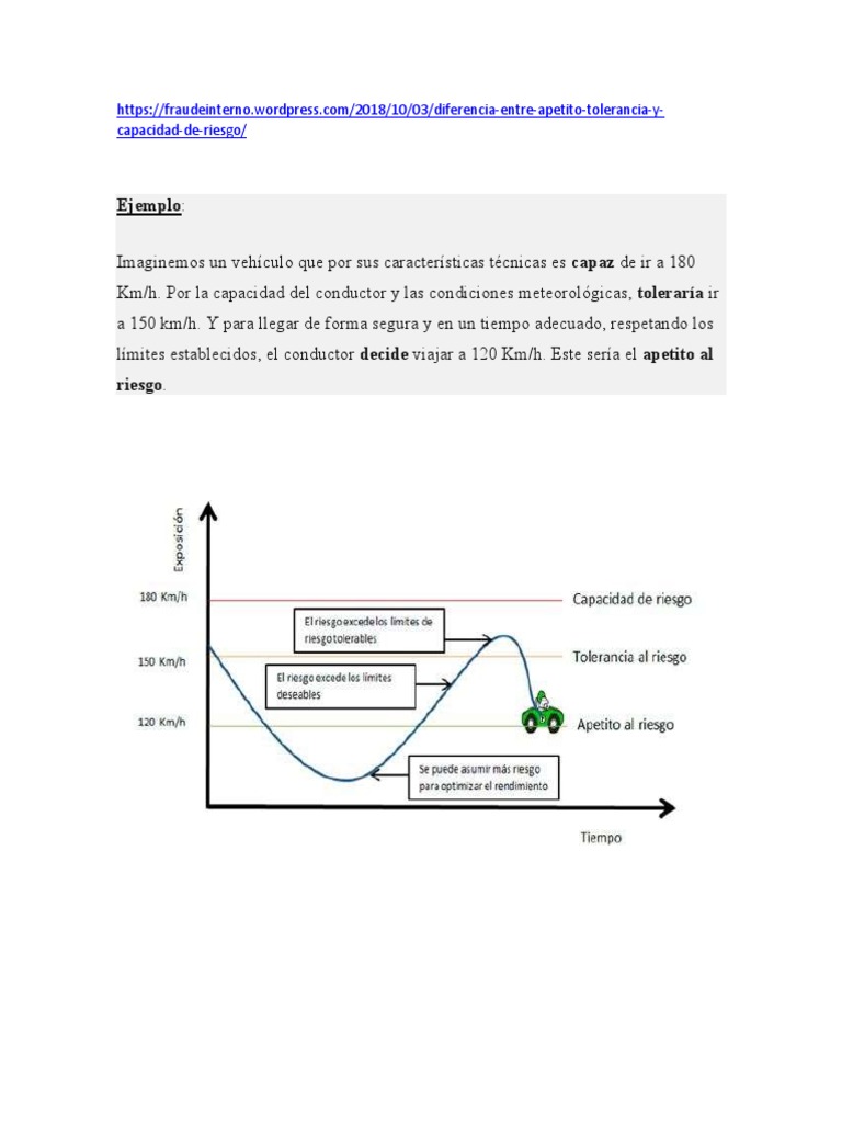 Capacidad vs tolerancia vs apetito riesgo | PDF