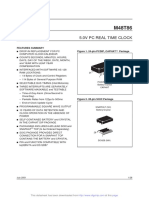 5.0V PC Real Time Clock: Features Summary Figure 1. 24-Pin PCDIP, CAPHAT Package